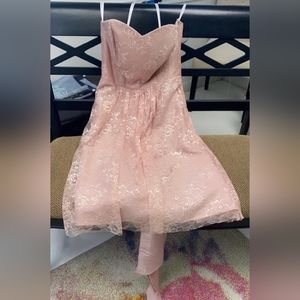 NWT Strapless COCKTAIL DRESS, Jasmine, Misty Pink, 12